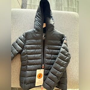 Save the Duck Hooded Animal Free Puffer Jacket